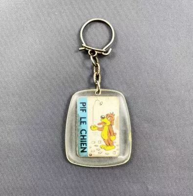 Pif Gadget - Porte-cl�s Vaillant - Pif le chien (mange du sucre)