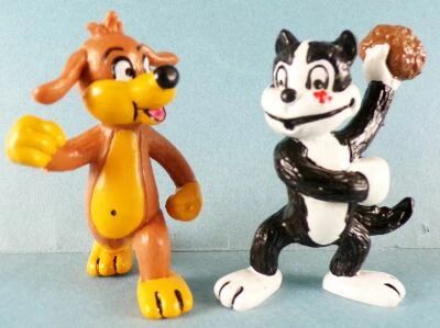 Pif Gadget - Pvc Figure Schleich - Pif and Hercule