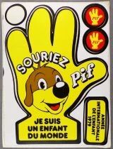 Pif Gadget - Stickers Sheet - Souriez Pif 1979