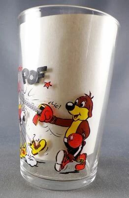 Pif Gadget - Verre Amora - Pif Gant de Boxe T�lescopique & Hercule
