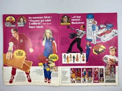 Pif Gadget n�450 - Contenant des Publicit�s de jouets (Super Jaimie, Steve Austin, Star Wars, Lego)
