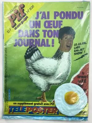 Pif Gadget n�836 (April 1983) - I Laid an Egg in your Journal!