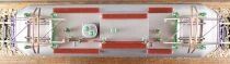 Piko 5/6211 Ho Db Electric Locomotive BR 244 E 44087 Green Reversed Lightning Boxed