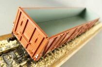 Piko 5/6422-010 Ho Dr Gondola Wagon Riv Bogies 47-73-72 Brown no Box