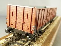 Piko 5/6422-010 Ho Dr Wagon Tombereau Riv &agrave; Bogies Marron 47-73-72 sans Boite