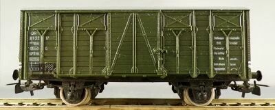 Piko 5/6449/012 Ho Dr Wagon Couvert 2 Essieux 81 32 17 Vert sans Boite