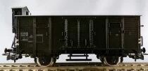 Piko 6450 070 Ho Sncf Covered Wagon with Brakesman\'s Cab 2 Axles L 469251 Dark Black Ep III Mint in Box