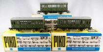 Piko 6515 071 Ho Sncf 3 x 3rd Class Coach C 7321 Green Mint in Box