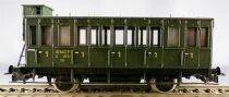 Piko 6516 070 Ho Sncf 1st Class Coach with Brakesman\'s Cab A 4032 Green Mint in Box