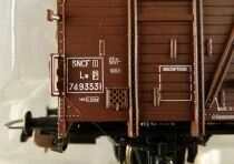 Piko 72001 Ho Sncf Covered Wagon Coop&eacute; Lw 7493531 2 Axles Epok 3 Mint in Box