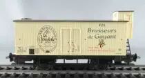 Piko 72037 Ho Sncf Bier Wagon 2 Axles Brakeman\'s cab La Goudale Les Brasseurs de Gayant MIB