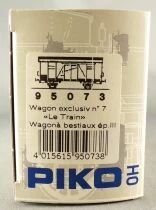 Piko 95073 Ho Sncf Wagon &agrave; Bestiaux IL 590382 2 Essieux Epoque 3 en Boite