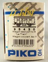 Piko 95430 Ho Sncf Covered Wagon KKuw 219331 2 Axles Epok 3 Mint in Box