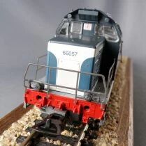 Piko 96110 Ho Sncf Diesel Locomotive BoBo BB 66000 Series Tours St Pierre 66057 Reversed Lightning Era V 12V DC no Box