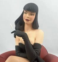 Pin\'Up (Yann et Berthet) - Statuette R&eacute;sine Dargaud Benelux (1998) - Pin\'Up sur Fauteuil Club