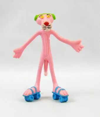 Pink Panther - Bendable Figure San Carlo Promotion -  Rollers & Walkman