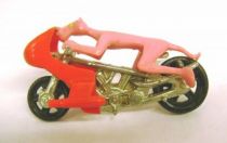 Pink Panther - Corgi Junior 1979 - Die-cast vehicle, Pink Panther ride his motorbikle