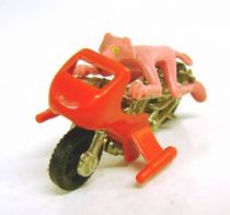 Pink Panther - Corgi Junior 1979 - Die-cast vehicle, Pink Panther ride his motorbikle