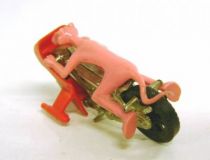 Pink Panther - Corgi Junior 1979 - Die-cast vehicle, Pink Panther ride his motorbikle