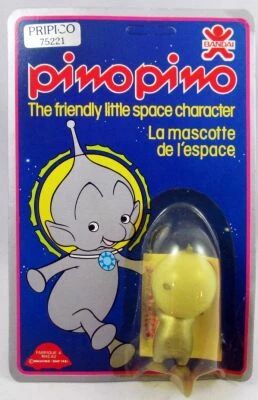 Pino Pino La Mascotte de l\'Espace - Pinopri (neuf sous blister) - Bandai 1981