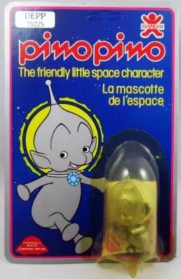 Pino Pino The Friendly Little Space Character - Depp (mint on card) - Bandai 1981