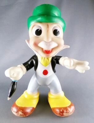 Pinocchio - Ledra Squeeze Toy 25 cm 10\  - Jimini Cricket
