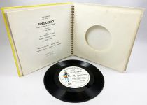 Pinocchio - Livre-Disque 45T Le Petit Ménestrel (1954) - Histoire racontée par François Périer