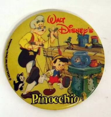 Pinocchio (Disney) - Badge Vintage 1978