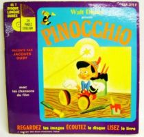 Pinocchio (Disney) - Record-Book 45s - Disneyland Record 1977