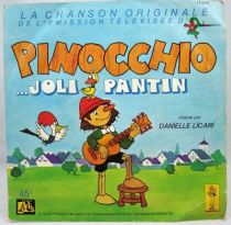 Pinocchio (Série TV) - 45T Pinocchio Joli Pantin - Disques Adès  Le Petit Menestrel 1980