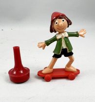 Pinocchio (Série TV) - Figurine magnétique - Pinocchio sur Skateboard - Magneto Ref.3143 (1977) occasion