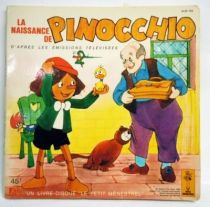 Pinocchio (Série TV) - Livre-Disque 45T - Disques dès / Le Petit Menestrel1981