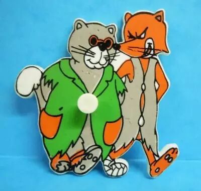 Pinocchio (S�rie TV) - Porte Serviette Fixit - Le Chat et le Renard