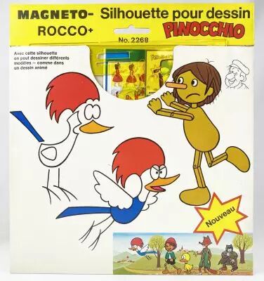 Pinocchio (S�rie TV) - Silhouette pour Dessin - Magneto Ref.2268 (1978) 