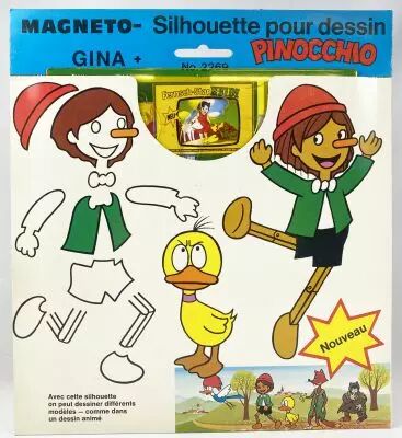 Pinocchio (S�rie TV) - Silhouette pour Dessin - Magneto Ref.2269 (1978) 