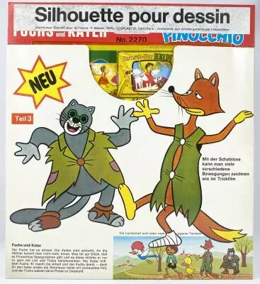 Pinocchio (S�rie TV) - Silhouette pour Dessin - Magneto Ref.2270 (1978) 