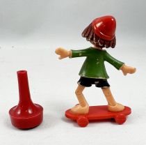 Pinocchio (TV series) - Magnetic figure - Pinocchio on Skateboard - Magneto Ref.3143 (1977) loose