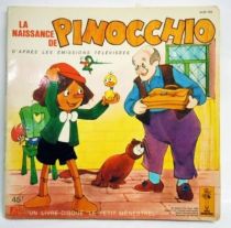 Pinocchio (TV Series)- Record-Book 45s - Disques dès / Le Petit Menestrel1981