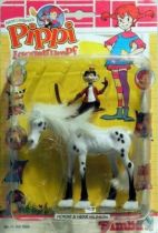 Pipi Langstrumpf  , pvc figure , Horse and Pipi with night outfit