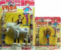 Pipi Langstrumpf , pvc figure , Horse and Pipi with hat