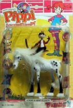Pipi Langstrumpf , pvc figure , Horse and Pipi with hat