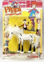 Pipi Langstrumpf - Simba Toys PVC figure - Pipi (in beach outfit), Herr Nilsson and Horse