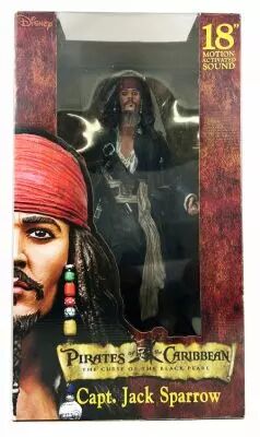 Pirates des Cara�bes - NECA - Capitaine Jack Sparrow 45cm (s�rieux) - Johnny Depp