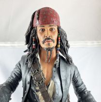 Pirates of the Carribean - NECA - Talking Capt. Jack Sparrow 18inch (serious) - Johnny Depp (loose) 