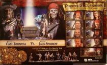 Pirates of the Carribean - The Curse of the Black Pearl Deluxe Set - Cursed Barbossa vs. Cursed Sparrow
