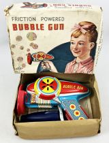 Pistolet à Bulles à Friction en Tôle (Daiya Japon 1960\'s)