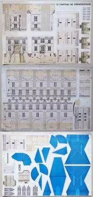Planche de D�coupage - Limpidol - Le Chateau de Chenonceaux 3 Planches