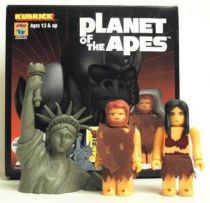 Planet of the apes - Medicom Kubrick - Taylor &  Statue of Liberty w/ Nova & stallion