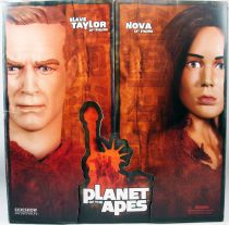 Planet of the Apes - Sideshow Collectibles - Slave Taylor & Nova 12\  figures