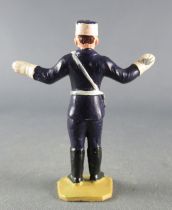 Plastic Figure 50mm - Policeman  Both Arms Extended Road Police Tour de France